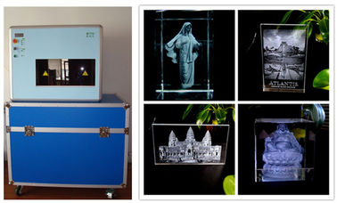 الصين 3W ديود ضخ 3D الزجاج بالليزر آلة النقش مع 2 سنة الضمان المزود